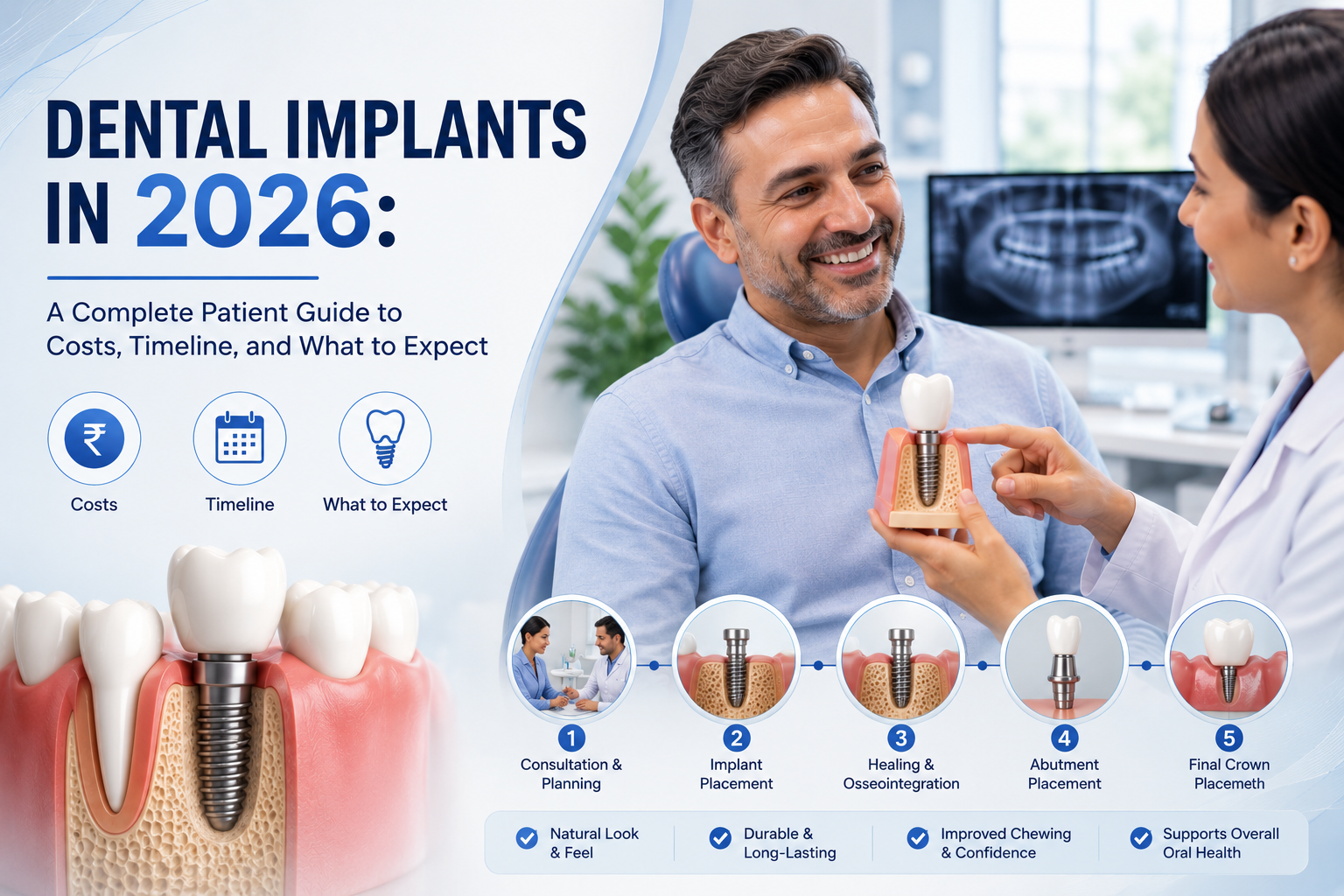 Dental Implants in 2026: A Complete Patient Guide to Costs, Timeline, and What to Expect